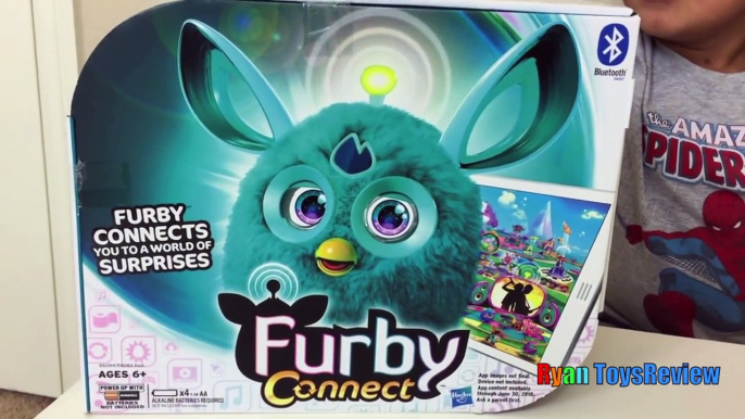 Furby Connect Amazon Exclusive Launch NEW 2016 toy for Kids Unboxing Playtime Ryan ToysReview