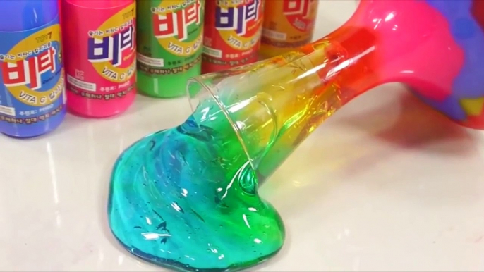 DIY Gourd Bottle Jelly Slime Clay Learn Colors Slime Orbeez Pool Toy Surprise