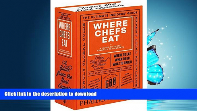 READ  Where Chefs Eat: A Guide to Chefs  Favorite Restaurants (Brand New Edition) by Joe Warwick