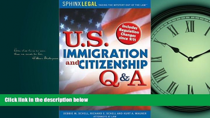 READ THE NEW BOOK U.S. Immigration and Citizenship Q A (U.S. Immigration   Citizenship Q   A)