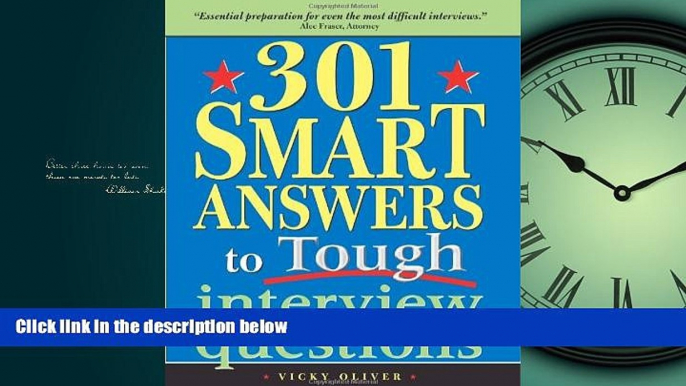 READ book 301 Smart Answers to Tough Interview Questions BOOOK ONLINE