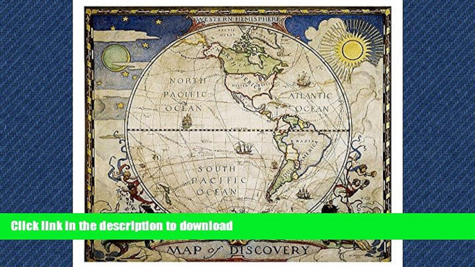 FAVORIT BOOK Map of Discovery, Western Hemisphere [Tubed] (National Geographic Reference Map) READ