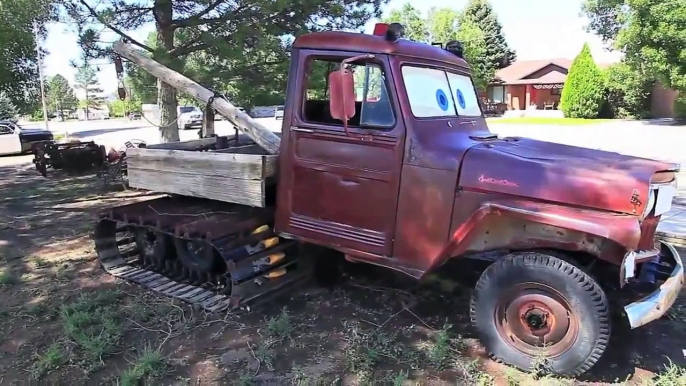 Mater in Real Life & Disney Pixar Cars Sheriff Police Car 1950s 1960s Cars Tow Truck 7VPoUz7DUkw