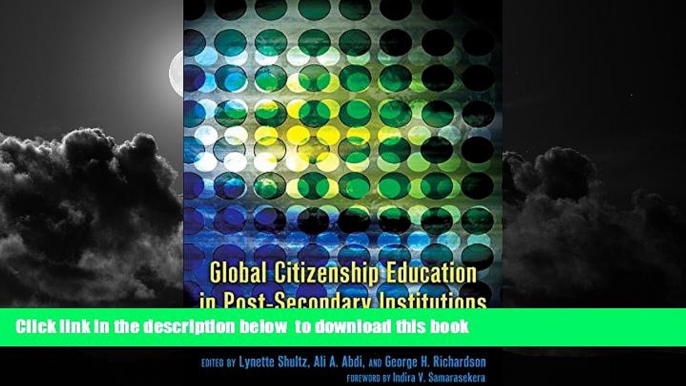 Pre Order Global Citizenship Education in Post-Secondary Institutions: Theories, Practices,