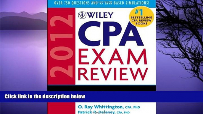 Pre Order Wiley CPA Exam Review 2012, Auditing and Attestation O. Ray Whittington On CD