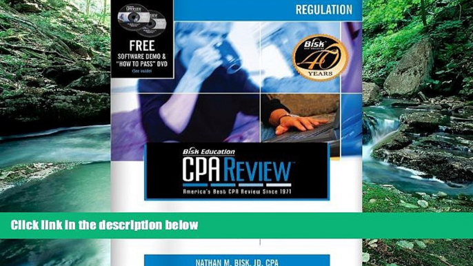 Buy Nathan M. Bisk Bisk CPA Review: Regulation, 41st Edition, 2012 (Comprehensive CPA Exam Review