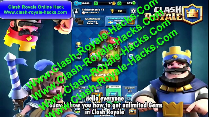 Clash Royale unlimited Gems and Gold  | Updated UPDATED | New Clash Royale hacks free 2016