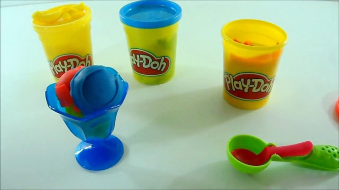 Play-Doh Copa de Helado Con colores Primarios Sundae