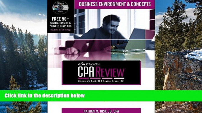 Buy Nathan M. Bisk Bisk CPA Review: Business Environment   Concepts, 37th Edition, 2008-2009 (Cpa