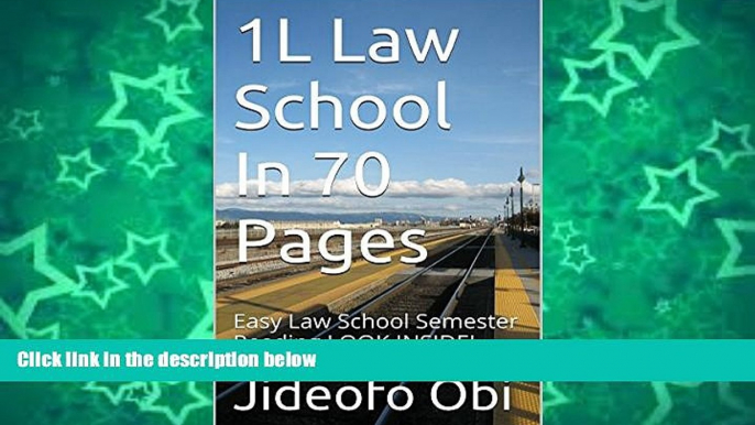 Pre Order 1L Law School In 70 Pages (e-book): -  by writers of 6 published model bar exam essays