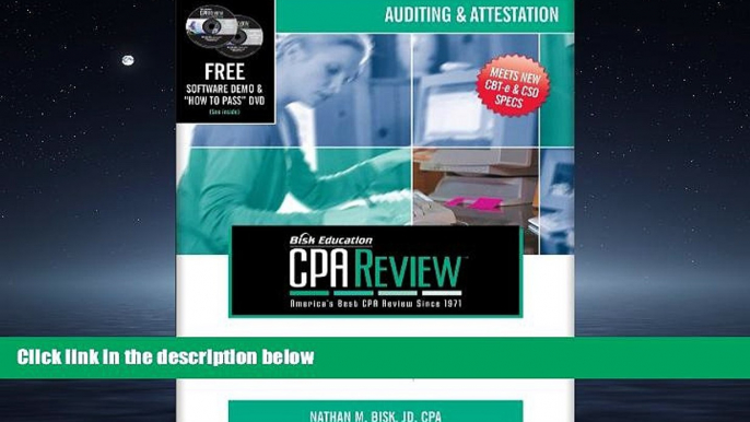 READ book  Bisk CPA Review: Auditing   Attestation, 40th Edition (CPA Comprehensive Exam Review-