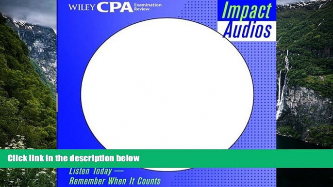 Buy O. Ray Whittington Wiley CPA Examination Review Impact Audios, Auditing (Wiley CPA Examination