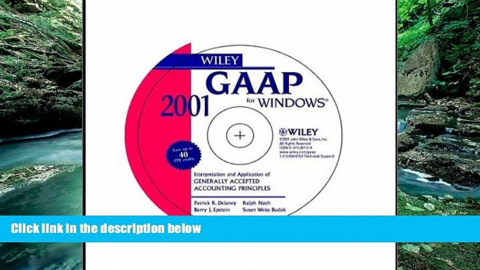 Online Patrick R. Delaney Wiley GAAP 2001: Interpretation and Application of Generally Accepted