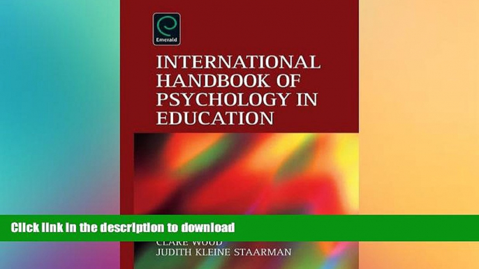 liberty book  International Handbook of Psychology in Education online