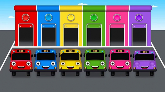 Colors for Children to Learn with Color Bus Toy Colours for Kids to Learn Learning Videos