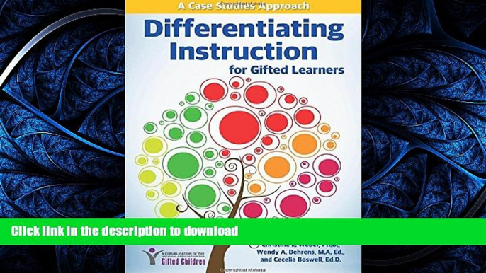 Pre Order Differentiating Instruction for Gifted Learners: A Case Studies Approach