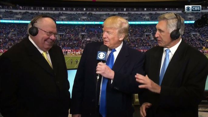 Donald Trump at Navy Army Football Game 2016