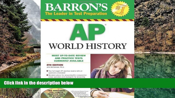 Buy John McCannon Ph.D. Barron s AP World History with CD-ROM (Barron s AP World History (W/CD))