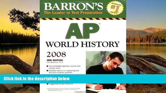 Online John McCannon Barron s AP World History, Third Edition (Barron s How to Prepare for the AP