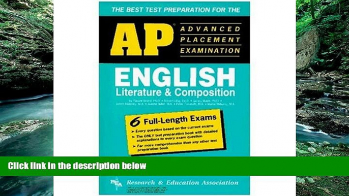 Online Pauline Beard Ph.D. AP English Literature   Composition (REA) - The Best Test Prep for the