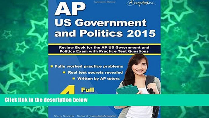 Buy AP US Government and Politics Team AP US Government and Politics 2015: Review Book for AP