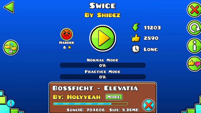 Geometry Dash - Swice By Shidez [Harder]