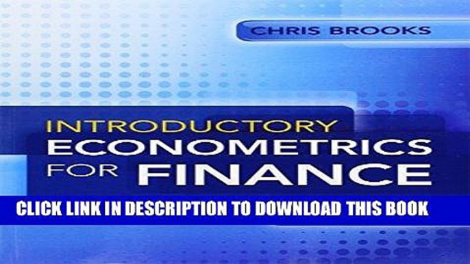 [PDF] Introductory Econometrics for Finance Popular Online