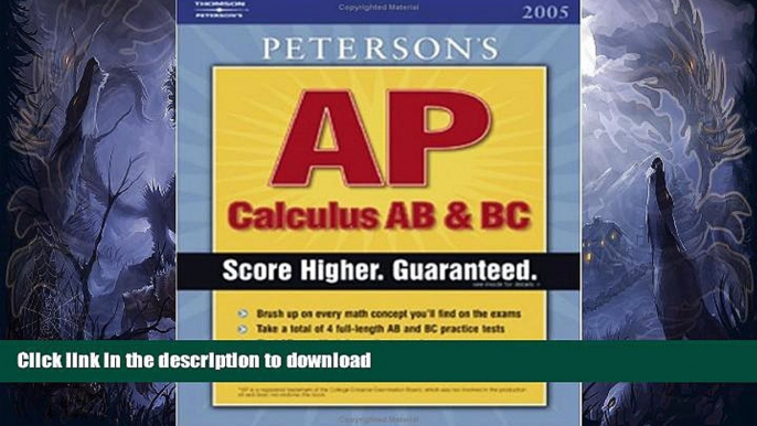 Hardcover Master the AP Calculus AB   BC, 1st edition (Peterson s AP Calculus AB   BC) #A# On Book