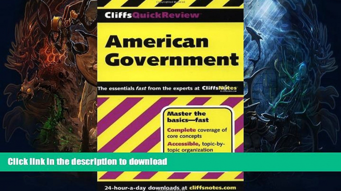 Audiobook CliffsQuickReview American Government (Cliffs Quick Review (Paperback)) #A# On Book