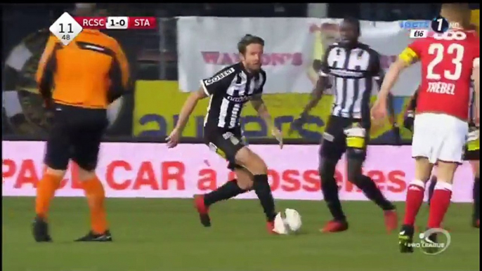 Sporting Charleroi vs Standard Liege 1-1  Djamel Bakar Goal  Jupiler League 04-12-2016 (HD)