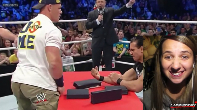 WWE Smackdown 11/15/13 John Cena ARM WRESTLES Alberto Del Rio Live Commentary