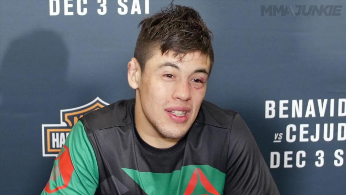 The Ultimate Fighter 24 Finale winner Brandon Moreno has big plans, though none bigger than family time