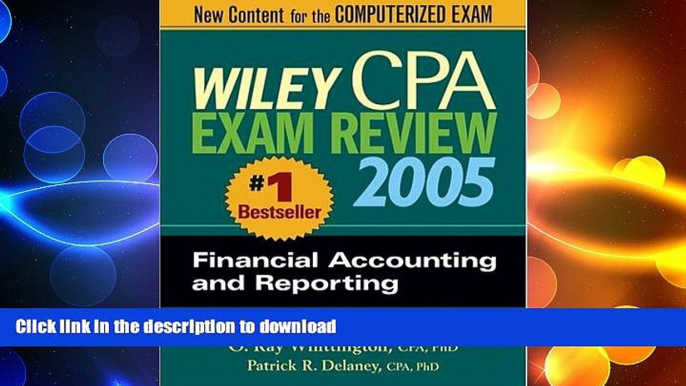 READ Wiley CPA Examination Review 2005, Financial Accounting and Reporting (Wiley CPA Examination