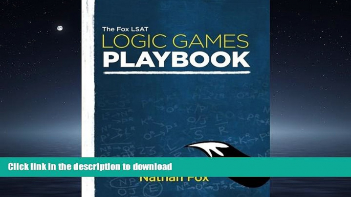 Hardcover The Fox LSAT Logic Games Playbook