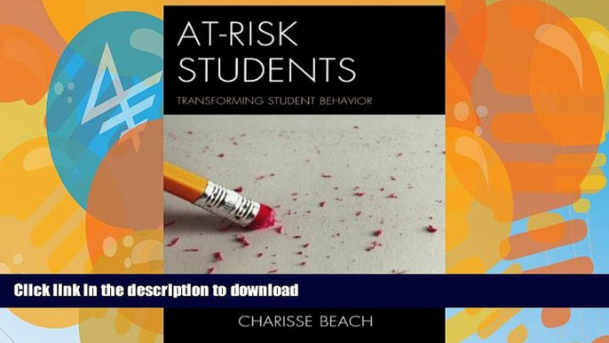 Hardcover At-Risk Students: Transforming Student Behavior