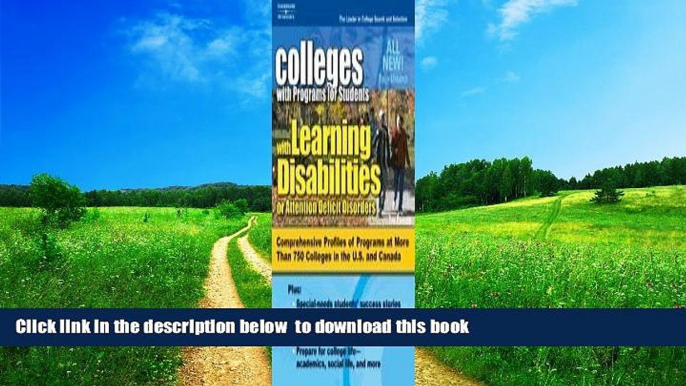 Pre Order Coll for Stdts w/Learning Disab/ADD, 7/e (Peterson s Colleges With Programs for Students