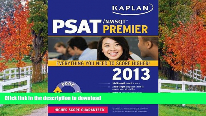 Hardcover Kaplan PSAT/NMSQT Premier 2013  Full Book