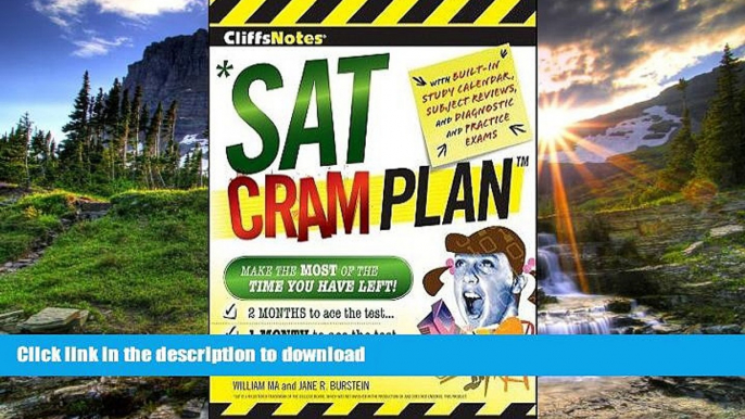 Pre Order CliffsNotes SAT Cram PlanÂ Â  [CLIFFSNOTES SAT CRAM PLAN] [Paperback]  Kindle eBooks