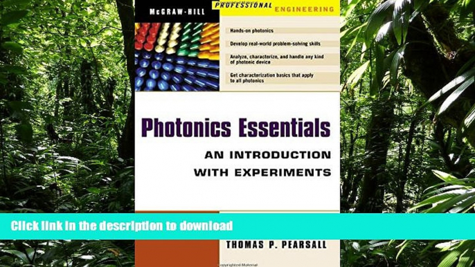 Hardcover Photonics Essentials : An Introduction with Experiments Kindle eBooks