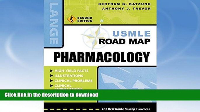 Hardcover USMLE Road Map Pharmacology, Second Edition (LANGE USMLE Road Maps) On Book