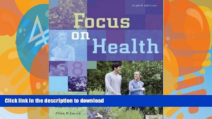 Pre Order Focus on Health with Online Learning Center Bind-in Card Full Book