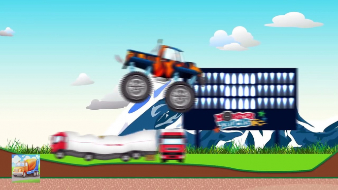 Monster Trucks For Children | Monster Truck Video For Kids | Monster Truck Stunts | Kids Truck Video