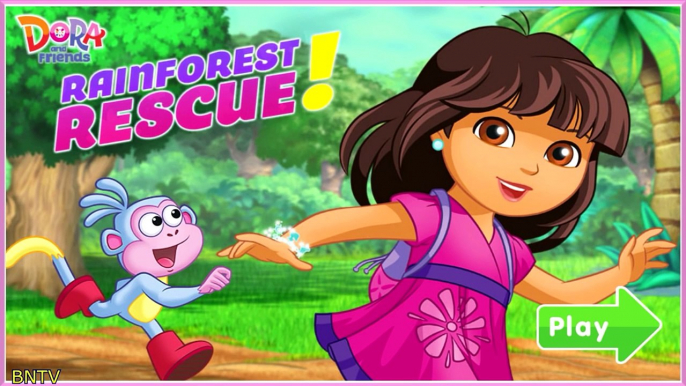 Dora The Explorer - Dora Rainforest Rescue - Dora Games for Kids in English Nick JR