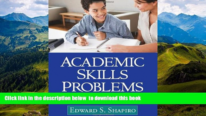 Pre Order Academic Skills Problems Fourth Edition Workbook Edward S. Shapiro PhD Full Ebook