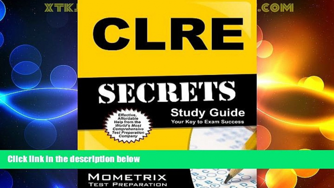 Best Price CLRE Secrets Study Guide: CLRE Exam Review for the Contact Lens Registry Examination