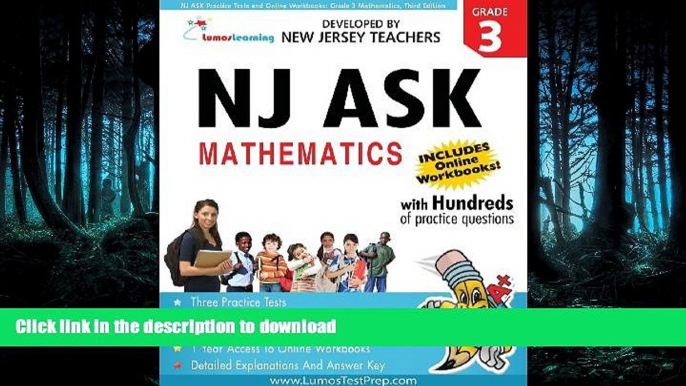 Pre Order NJ ASK Practice Tests and Online Workbooks: Grade 3 Mathematics, Third Edition: Common