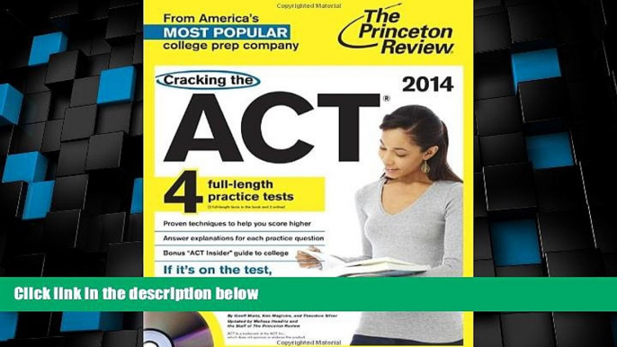 Price Cracking the ACT with 4 Practice Tests   DVD, 2014 Edition (College Test Preparation)