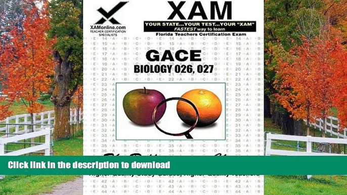 READ GACE Biology 026, 027 (XAM GACE)