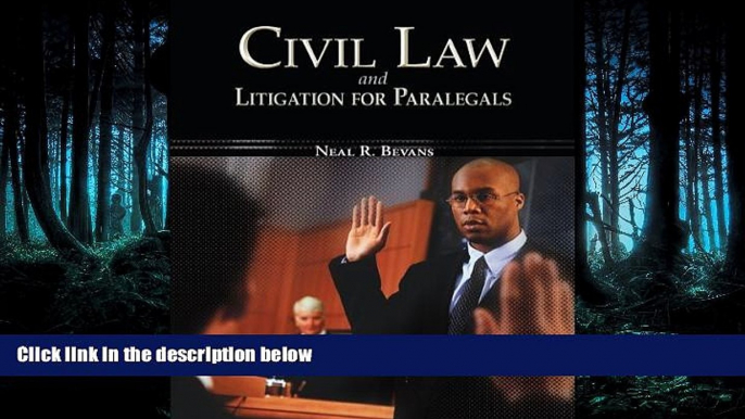 READ THE NEW BOOK Civil Law   Litigation for Paralegals (McGraw-Hill Business Careers Paralegal