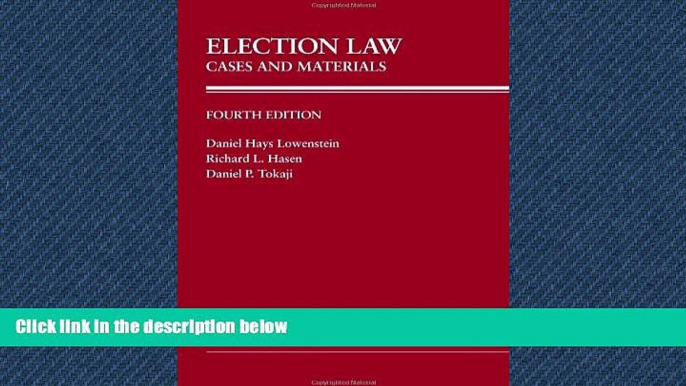 FAVORIT BOOK Election Law: Cases And Materials (Carolina Academic Press Law Casebook) [DOWNLOAD]